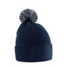MOD. B443B:French Navy, 55% polyester/ 45% acrylic, Light Grey, One Size